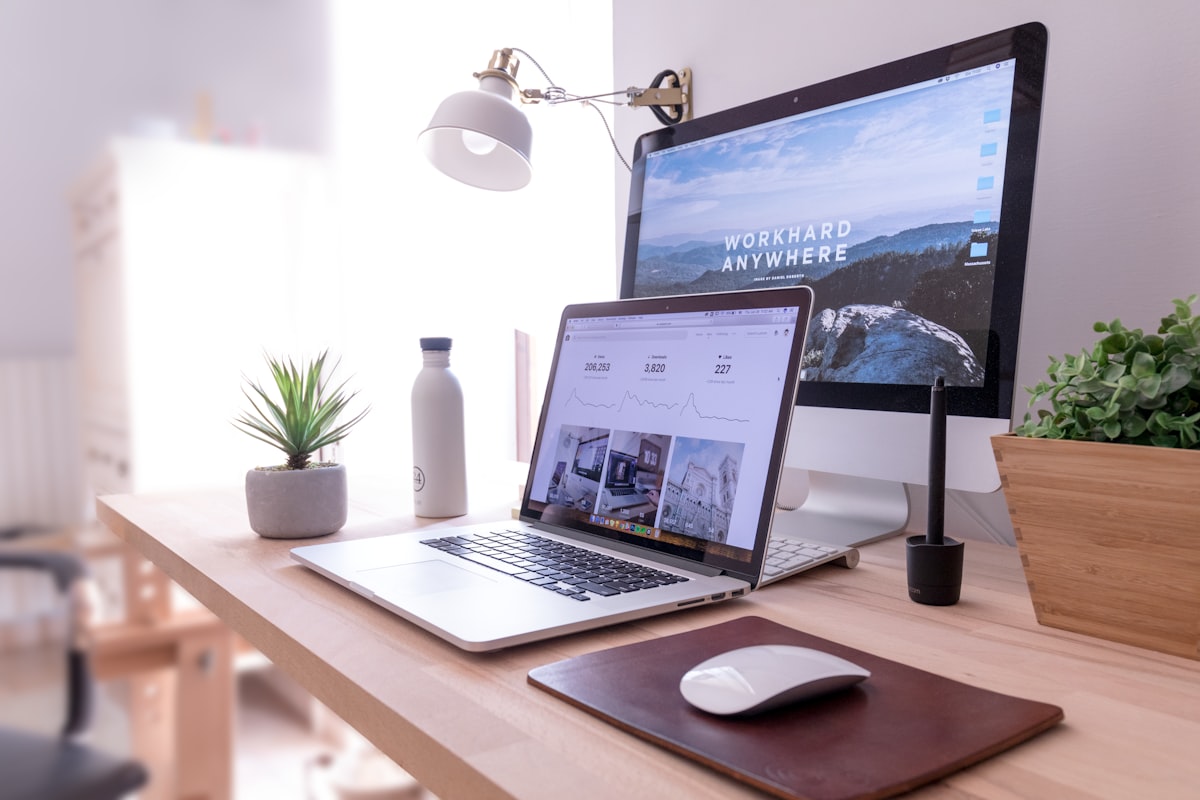 Walnut Laptop Stand